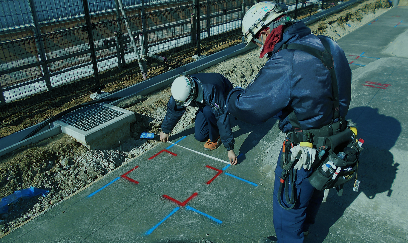 岡田技建の作業現場