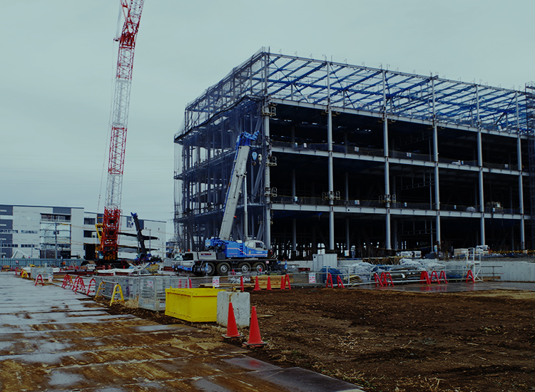 岡田技建の作業現場